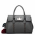 Leather handbags lychee pattern handbag
